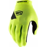 100% RIDECAMP Gloves Fluo Yellow SM
