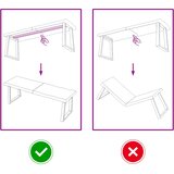Stolna ploča tamnosmeđa 120x40x(2-6) cm obrađena hrastovina | Eponuda.com