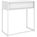  Konzolni stol bijeli 72 x 35 x 75 cm čelični | Shoptok.si