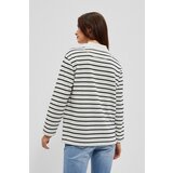 Marisse Women's Sweatshirt L-Bl-4011 Off White_Black | Shoptok.si