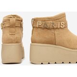 Resti Light brown women's shoes a'la snow boots with ornament Parisela | ePonuda.com