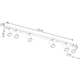 Nice Lamps Ciglasta stropna svjetiljka 6x117 cm Etna – | shoptok.hr