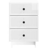  Noćni ormar s ladicama Bijela visokog sjaja 43 x 41 x 66,5 cm | shoptok.hr