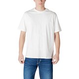 Antony Morato Polo majice dolgi rokavi RELAXED FIT WITH MATT PLASTIC PRINT MMKS02487-FA100239 Bela Cene
