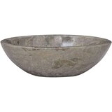 vidaXL Umivaonik sivi 53 x 40 x 15 cm mramorni | shoptok.hr