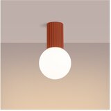 Sollux Oranžna stropna svetilka s steklenim senčilom ø 12 cm Orbital – | Shoptok.si