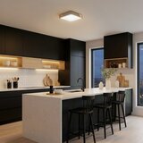 Brilagi LED plafonsko svetlo PILANA SQUARE LED/24W/230V hrast/bež 32x32 cm | Eponuda.com
