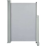 vidaXL Uvlačiva bočna tenda za terasu 120 x 300 cm siva | shoptok.hr