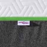  Vzmetnica Bela in siva 70 x 200 cm žakardna tkanina, (5000288683) Slike