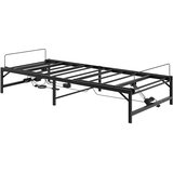  Električni podesivi okvir kreveta Crna 100 x 190 cm Čelik | shoptok.hr