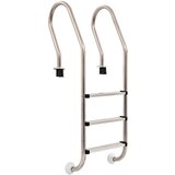 vidaXL lestev za bazen s 3 stopnicami nerjaveče jeklo 304 120 cm u