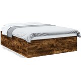  Okvir za krevet boja hrasta 150 x 200 cm konstruirano drvo | shoptok.hr