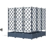  Vrtna saksija 5 pcs Sivi 120 x 120 x 126 cm Plastika | Eponuda.com