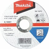 Makita Brusni disk sa presovanim centrom 125x3mm D-18574 Cene