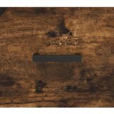  Zidni noćni ormarići 2 kom dimljenog hrasta 35x35x20 cm Smeđa | Shoptok.si
