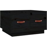  Stolić za kavu crni 60 x 53 x 35 cm od masivne borovine | shoptok.hr