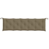  Jastuk za vrtnu klupu prošarano smeđesivi 180x50x7cm od tkanine | shoptok.hr