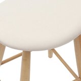  Trpezarijske stolice 2 pcs Prirodna 46 x 37 x 63 cm | Eponuda.com