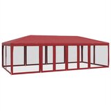  za zabave s 12 mrežastih bočnih zidova crveni 8x4 m HDPE | Eponuda.com