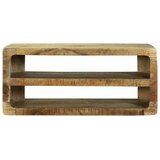 TV ormar s policom Smeđa 80 x 32 x 36 cm Čvrsto drvo manga | shoptok.hr
