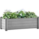 vidaXL Povišena vrtna gredica PP siva boja kamena 100 x 43 x 35 cm | shoptok.hr