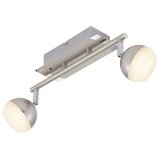 BRILONER 2040-022 - LED RGB prigušiva ugradna spot svetiljka 2xLED/3,3W/230V + daljinski upravljač | Eponuda.com