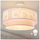  Brilagi-LED dečiji plafonski luster BOBO 1xE27/10W/230V, Ø 40 cm, krem/ružičasta/kraljevsko plava | Eponuda.com