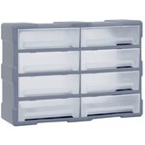 vidaXL Organizator s 8 velikih ladica 52 x 16 x 37 cm cijene