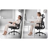 Sofotel Altis – Ergonomska uredska stolica s podesivim naslonom in 4D rokama, črna | Shoptok.si
