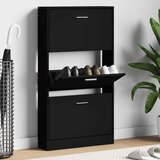 Ormarić za cipele crni 59x17x108 cm od konstruiranog drva | shoptok.hr