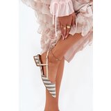 Boto Women's Ballerinas With Pointed Toes On A Delicate Heel Beige Abroes | shoptok.hr