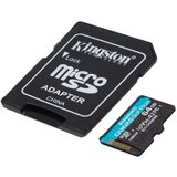 Kingston Memorijska kartica U3 V30 microSDXC 64GB Canvas Go Plus 200MB/s A2 + adapter SDCG4/64GB