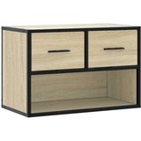TV ormarić boja hrasta 60x31x39 5 cm konstruirano drvo i metal | shoptok.hr