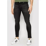 Brave Soul Jeans hlače MJN-MADISON Črna Skinny Fit