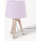 Atmosphera Stona lampa TRIPOD 1xE14/40W/230V borovina/ružičasta | Eponuda.com