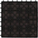  Pločice za decking 22 kom. Tamno smeđa 30 x 30 cm WPC | shoptok.hr