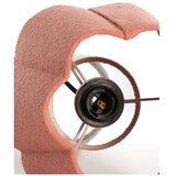 Light & Living Rožnato-oranžna/kremno bela namizna svetilka s tekstilnim senčilom (višina 50 cm) Musaby – | Shoptok.si