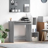  Stol s policom Siva Sonoma 106 x 41 x 88.5 cm Konstruirano drvo | shoptok.hr