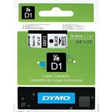 Dymo Trak Dymo D1 409130, 9 mm 7 m (črna/bela), original Cene