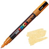 POSCA Uni flomaster; konica 0,9-1,3 mm; oranžen z bleščicami, (22005577) u