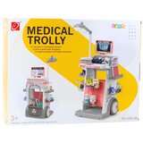 Doktor i stomatolog Set medicinskih kolica s svjetlima ružičasta 26 komada. | shoptok.hr