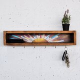 Hanah home Raf293 wooden decorative wooden wall shelf Cene