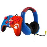 NINTENDO SWITCH ŽIČNE AIRLITE SLUŠALKE & REMATCH KONTROLER - MARIO BUNDLE | Shoptok.si