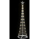  LED božićno drvce Topla bijela 51 x 51 x 190 cm Metal | shoptok.hr