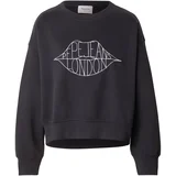 Sweater majica antracit siva / bijela