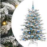  Umjetno božićno drvce s nogom Bijelo 150 cm PE i PVC | shoptok.hr