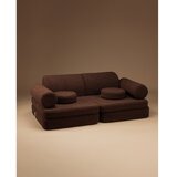 Wigiwama Tamno smeđi dječji jastuk za sjedenje od bouclé tkanine Warm Hazel – | shoptok.hr