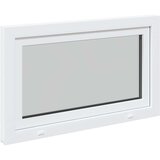  Okno za klet RISOR 100 x 60 cm PVC in steklo Bela, (5000215207) | Shoptok.si