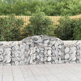  Lučne gabionske košare 4 kom 300x30x80/100 cm pocinčano željezo | shoptok.hr