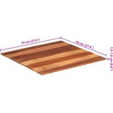 Stolna ploča od masivnog drva bagrema 15 - 16 mm 70 x 70 cm | Eponuda.com